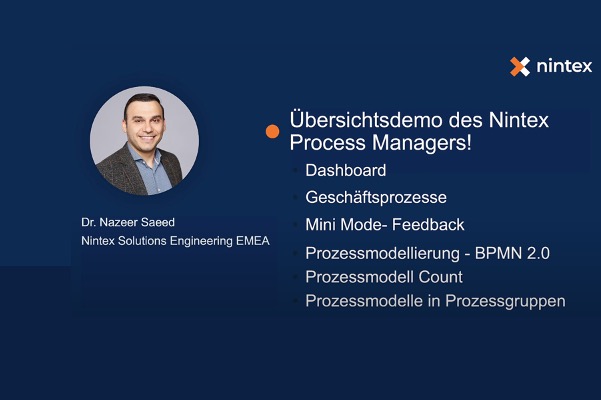 Nintex Process Manager - In German